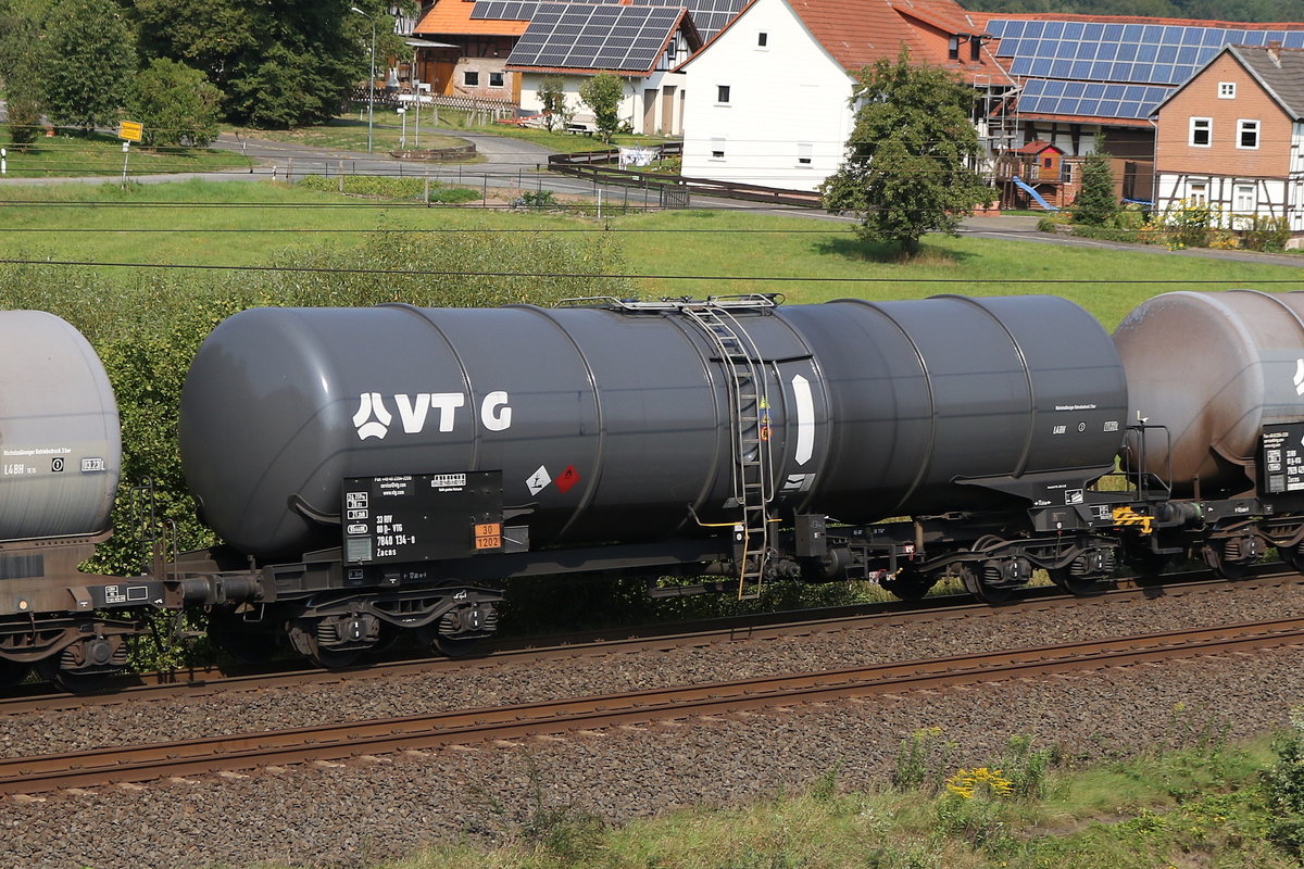 7840 134 (Zacns) von  VTG  am 27. August 2019 bei Hermannspiegel.