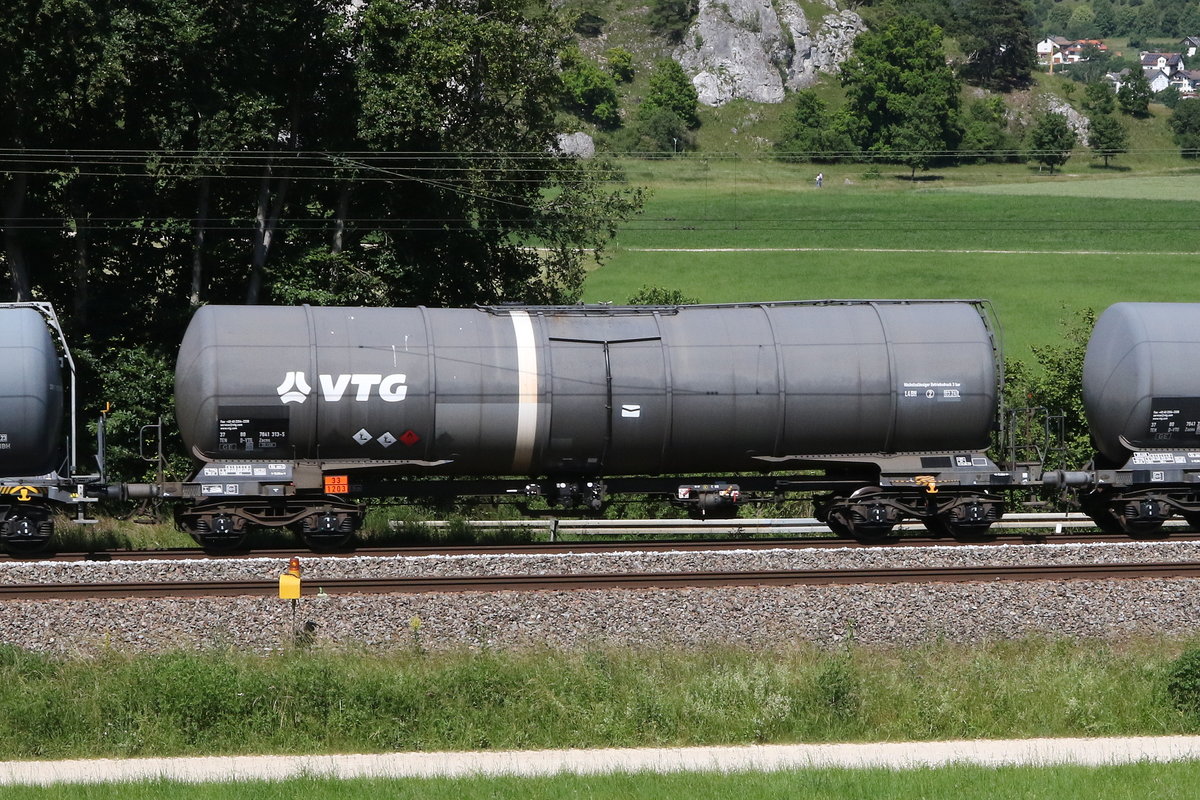 7841 313 (Zacns) von  VTG  am 24. Juni 2020 bei Dollnstein/Altmhltal.