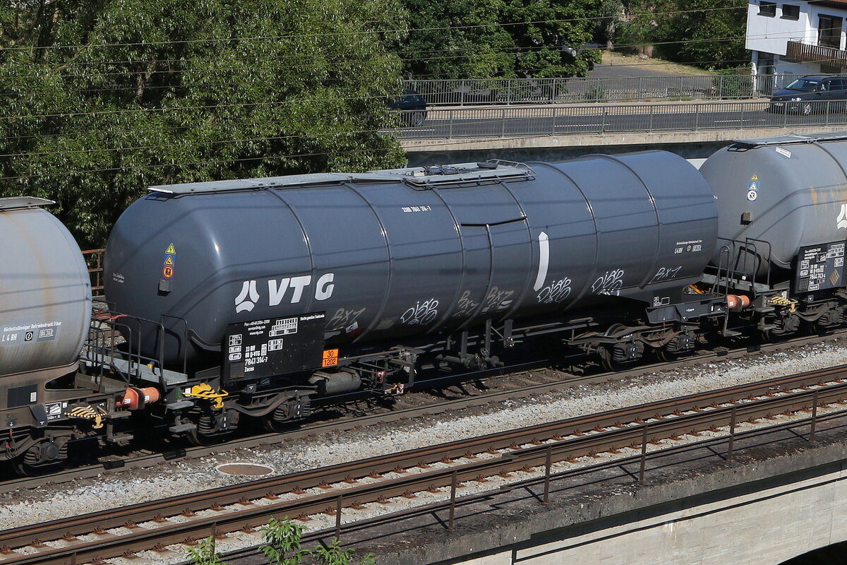 7841 314 (Zacns) von  VTG  am 8. August 2022 bei Gemnden.