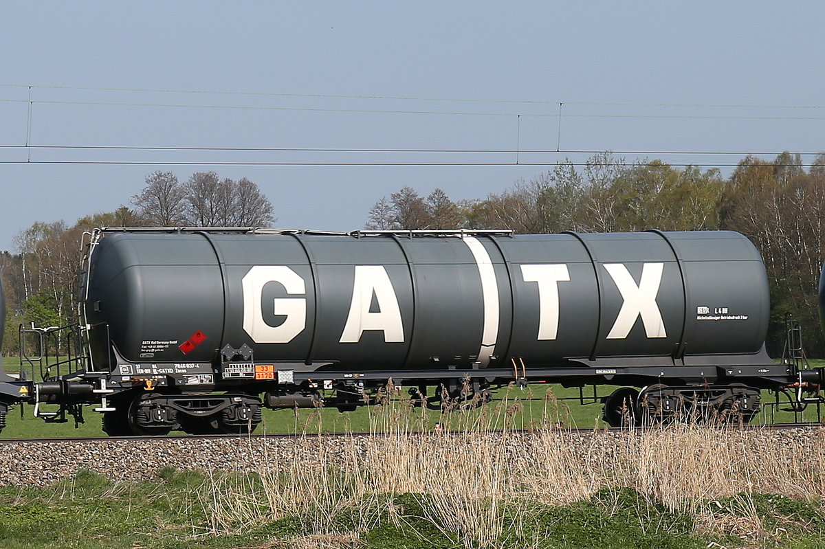 7846 837-4 (Zacns) von  GATX  am 9. April 2017 bei Weisham.