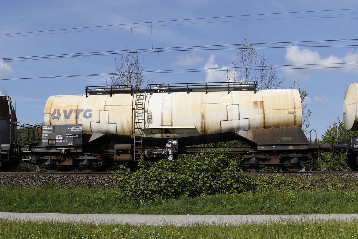 7848 018 (Zans) von  VTG  am 7. Mai 2019 bei Prien am Chiemsee.