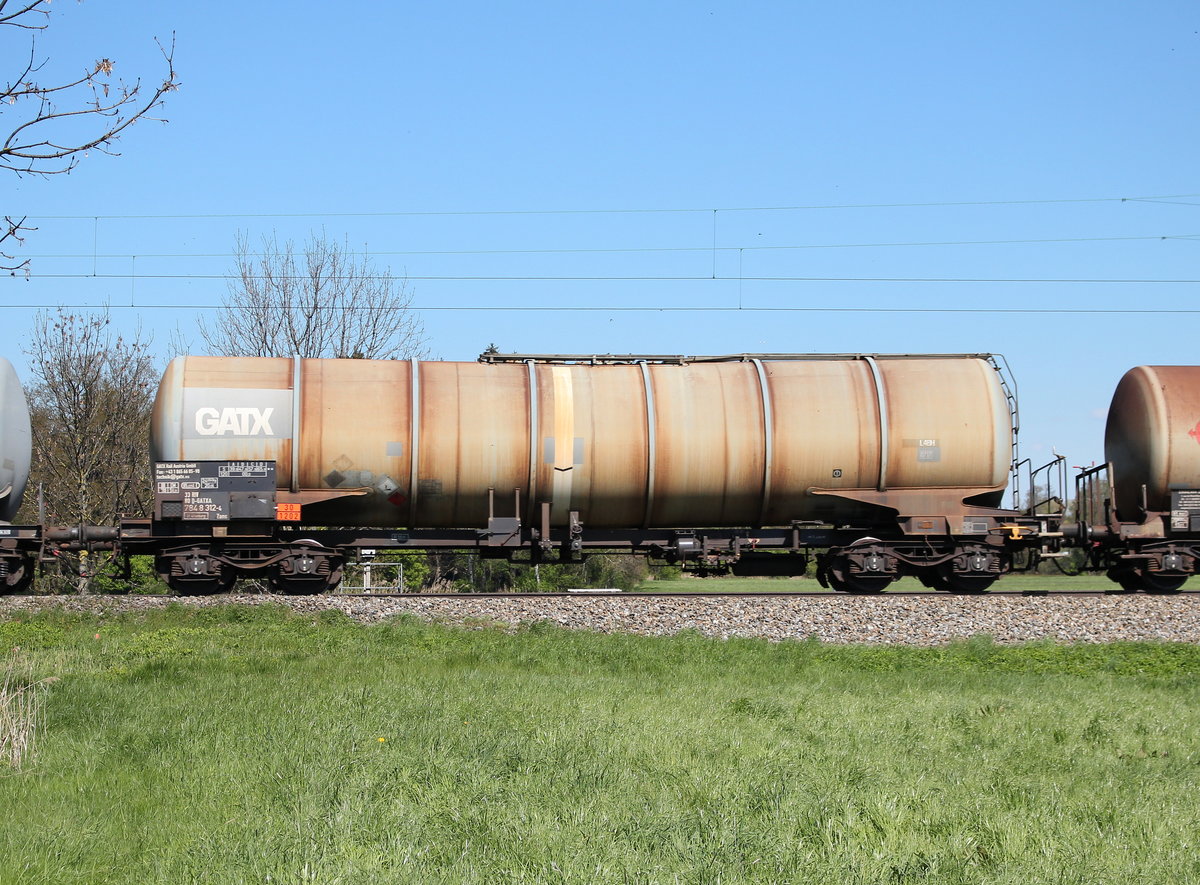 7848 312-4 (Zans) von  GATX  am 29. April 2016 bei Weisham.