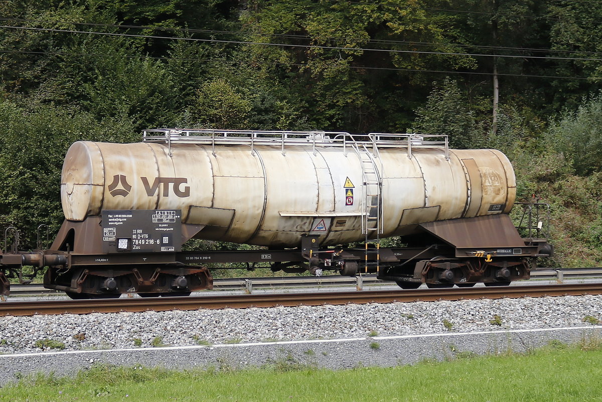 7849 216 (Zas) von  VTG  am 11. September 2018 bei Mitterberg.