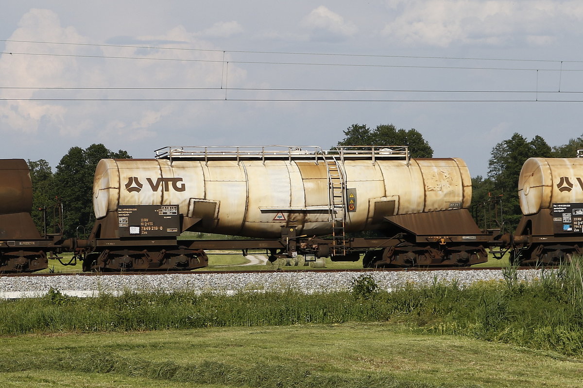 7849 219 (Zas) von  VTG  am 19. Juni 2019 bei Bernau am Chiemsee.