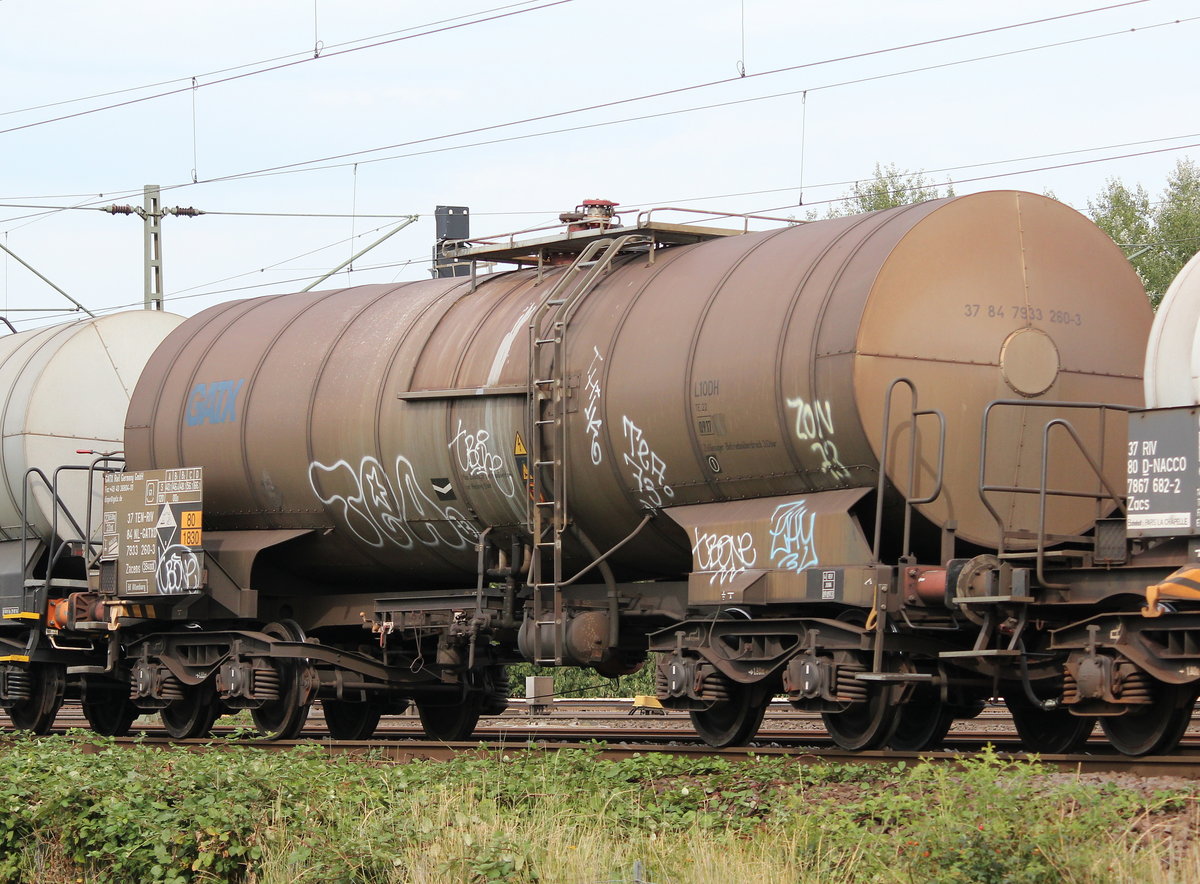 7933 260-3 (Zacens) von  GATX  am 2. September 2016 bei Hamburg.