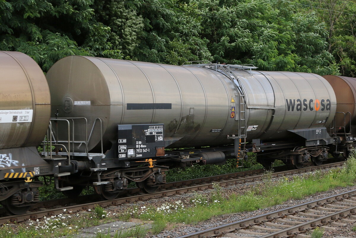 7933 547 (Zacens) von  WASCOSA  am 22. Juli bei Kaub am Rhein.