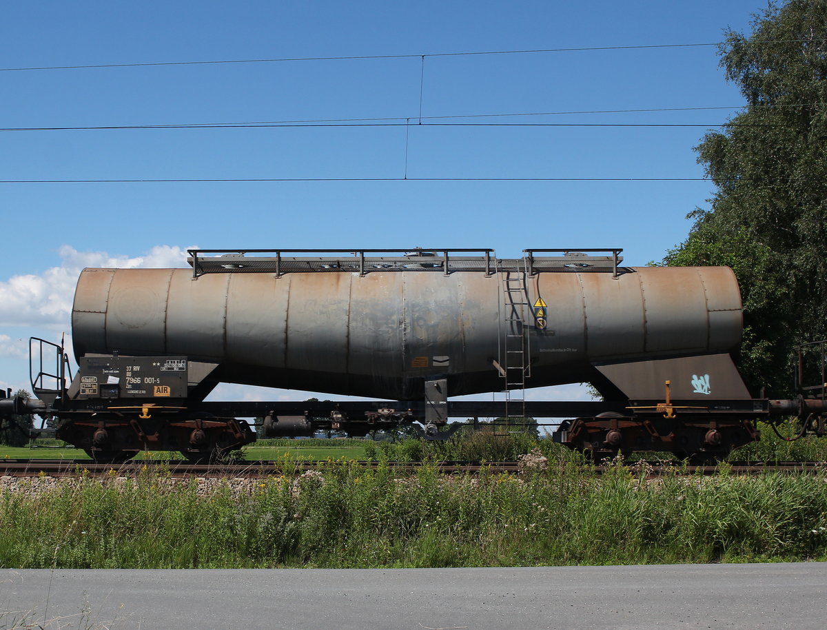 7966 001-5 (Zas) von  Atir-Rail  am 7. August 2016 bei bersee.