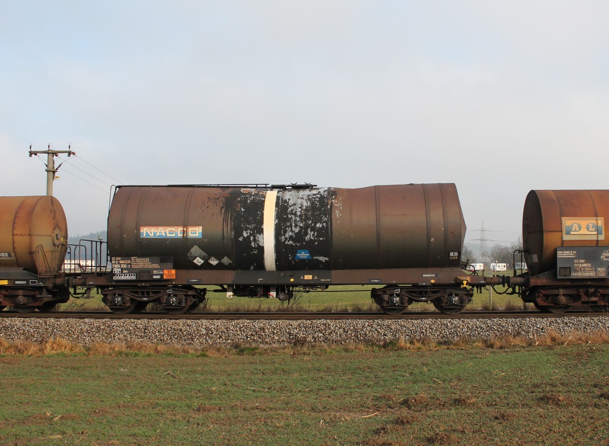 7989 206-3 (Zaes)von  NACCO  am 30. Dezember 2015 bei Pirach.