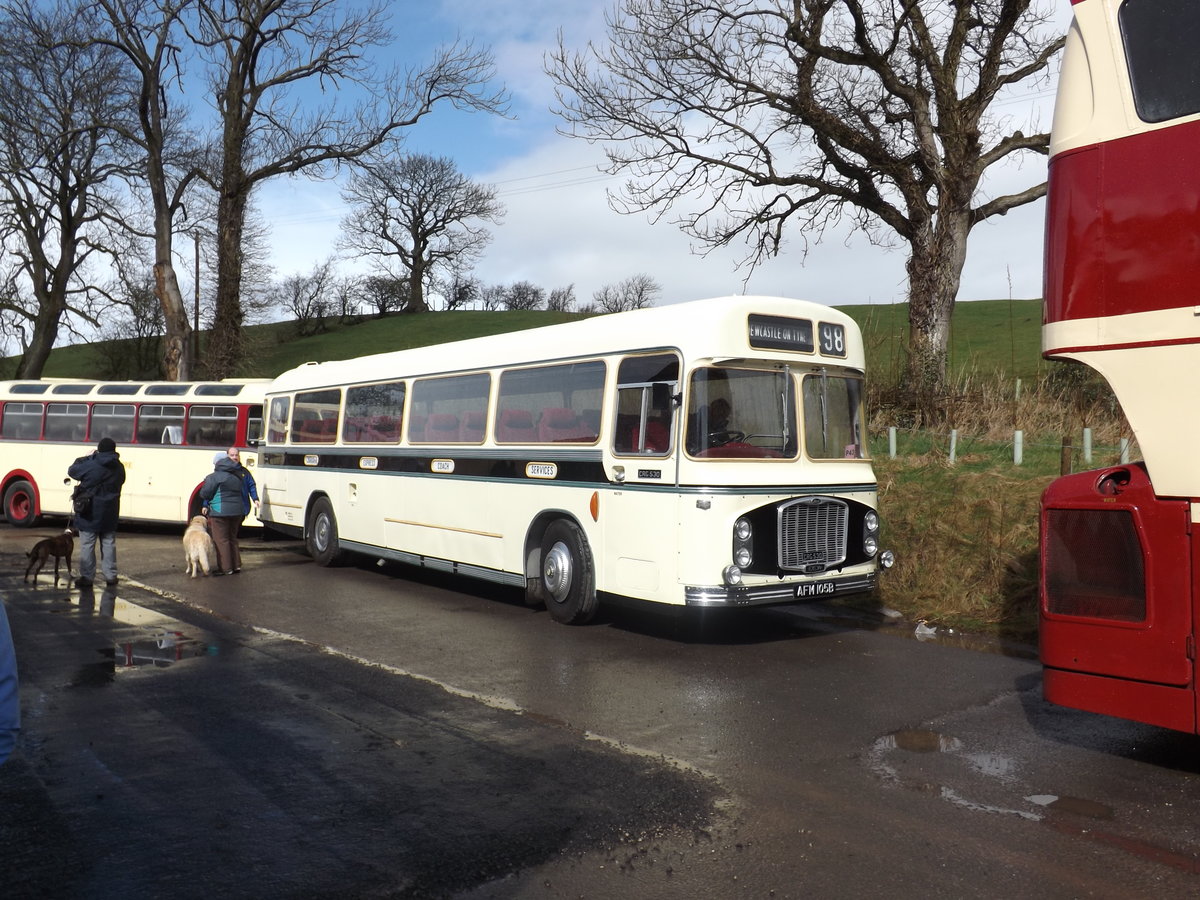 AFM 105B
1964 Bristol RELH6G
ECW C47F
New to Crosville as fleet number CRG530.

Brough, Cumbria 27/03/16.