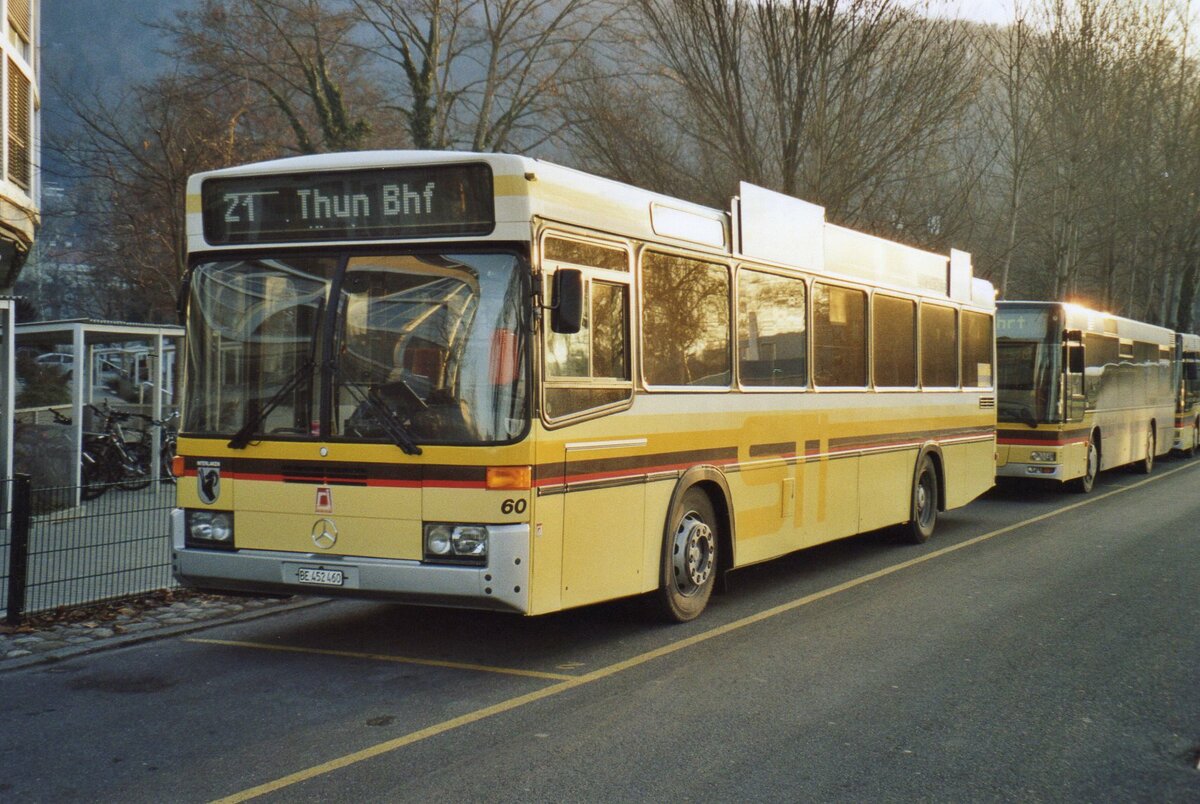 (AH 02) - Aus dem Archiv: STI Thun - Nr. 60/BE 452'460 - Mercedes/R&J am 13. Februar 2006 bei der Schifflndte Thun