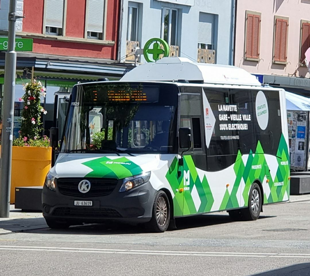 Carpostal Ouest - JU 63619 - PID 11829 - K-Bus le 23 juin 2022  Delmont, gare