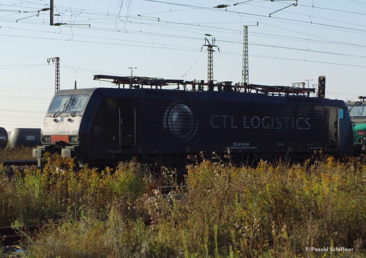 CTL 189 209 abgestellt in Großkorbetha, 30.09.2013.