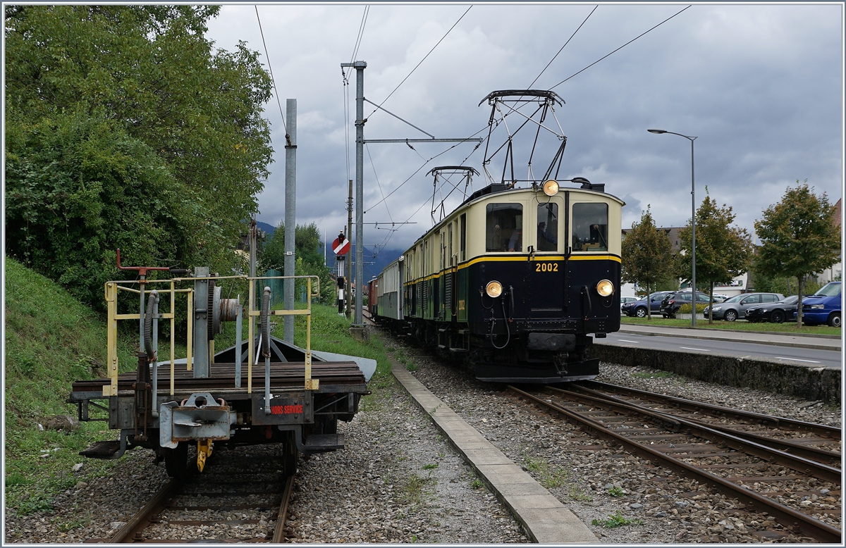 Der DZe 6/6 2002 in Blonay. 

17. Sept. 2016