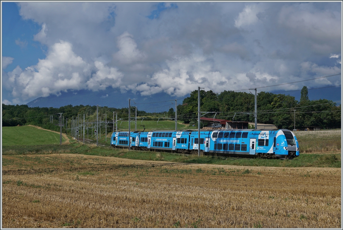Der SNCF Z 24317 ist als TER bei Satigny auf dem Weg nach Valence. 

2. Aug. 2021