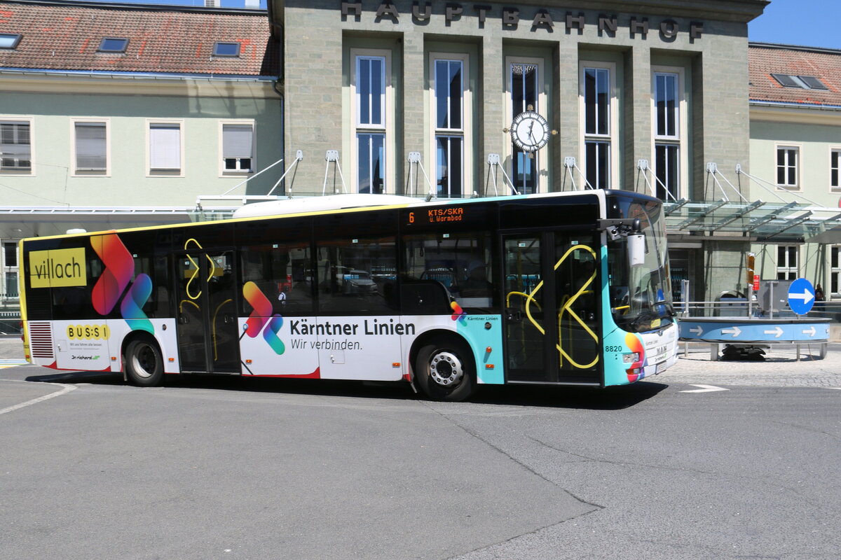 Dr. Richard - Nr. 8820 - MAN am 28. Juli 2023 in Villach (Aufnahme: Martin Beyer)