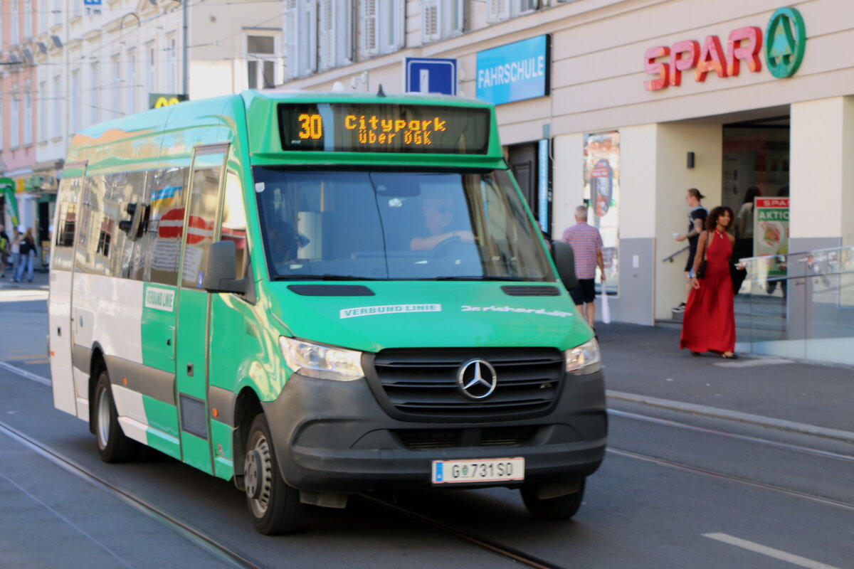 Dr. Richard - Nr. 890/G 731 SO - Mercedes/K-Bus am 19. September 2025 in Graz (Aufnahme: Martin Beyer)