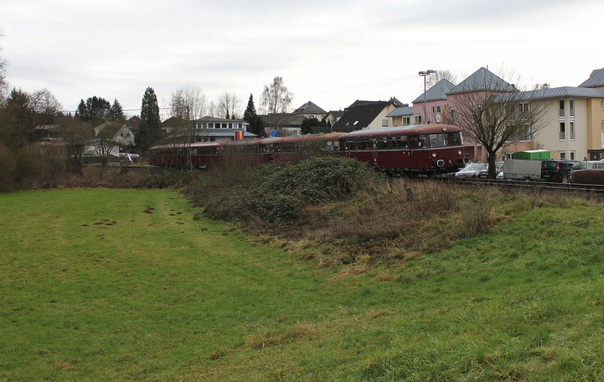 Einfahrt in Puderbach (15.12.2013)