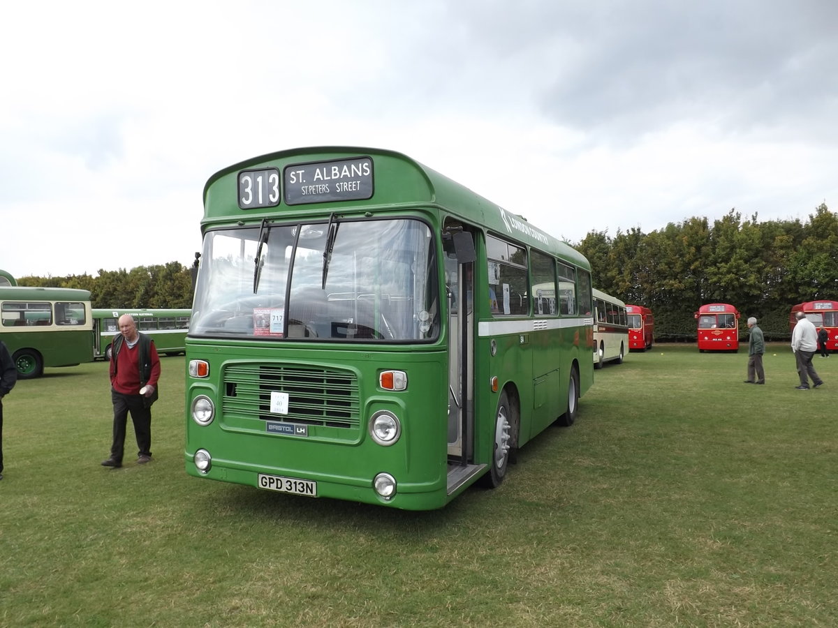 GPD 313N
1974 Bristol LHS6L
Eastern Coachworks (ECW) B35F
New to London Country, fleet number BN45

Now preserved, it is seen at Showbus, Imperial War Museum, Duxford, Cambridgeshire, England 21st September 2014.
