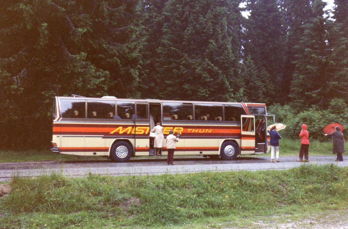 (HHT 707) - Aus dem Archiv: Meister, Thun - BE 13'661 - Drgmller im Jahr 1983