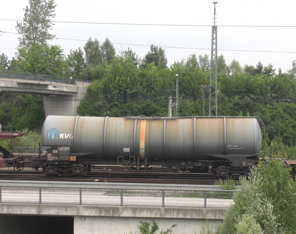 KVG 7843 137-0 am 14. Juli 2009 im Rangierbahnhof Mnchen-Nord.