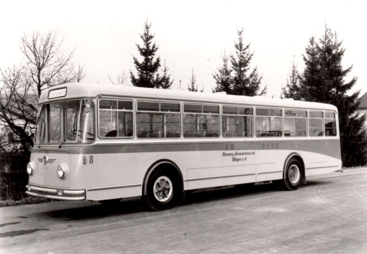 (MD228) - Aus dem Archiv: OAK Wangen a.A. - Nr. 8 - FBW/Hess im Jahr 1958