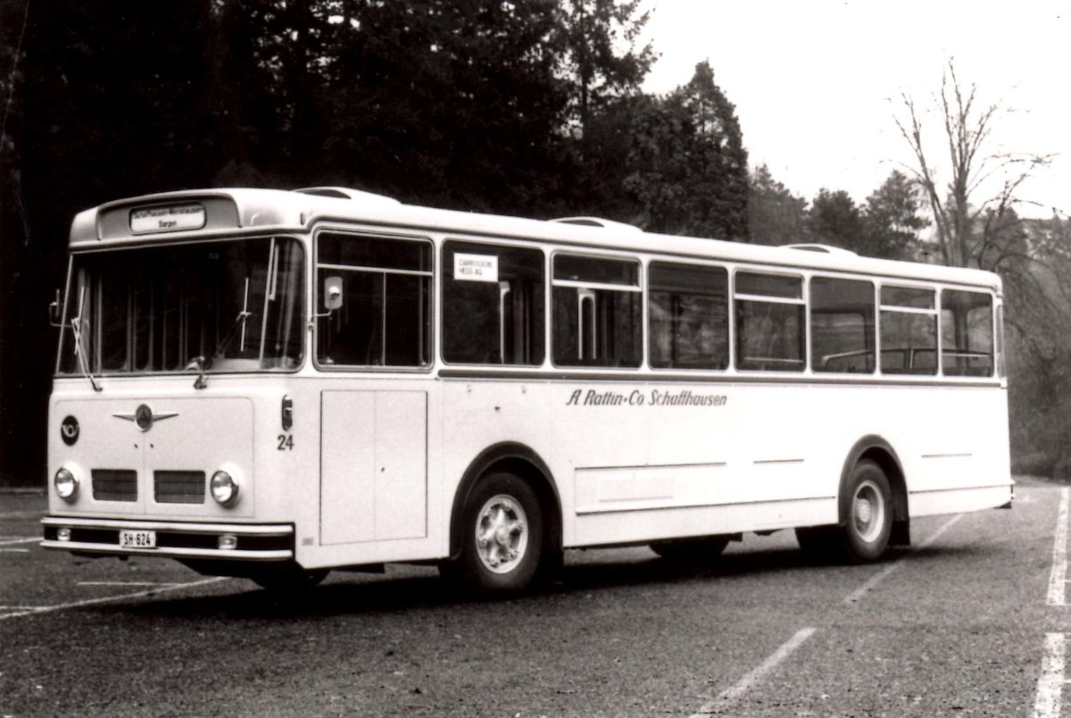 (MD367) - Aus dem Archiv: Rattin, Schaffhausen - Nr. 24/SH 624 - Saurer/Hess um 1965