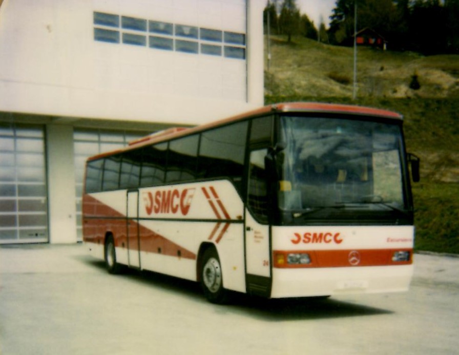 (MD448) - Aus dem Archiv: SMC Montana - Nr. 24/VS 108'924 - Mercedes um 1985 in Crans-Montana, Garage