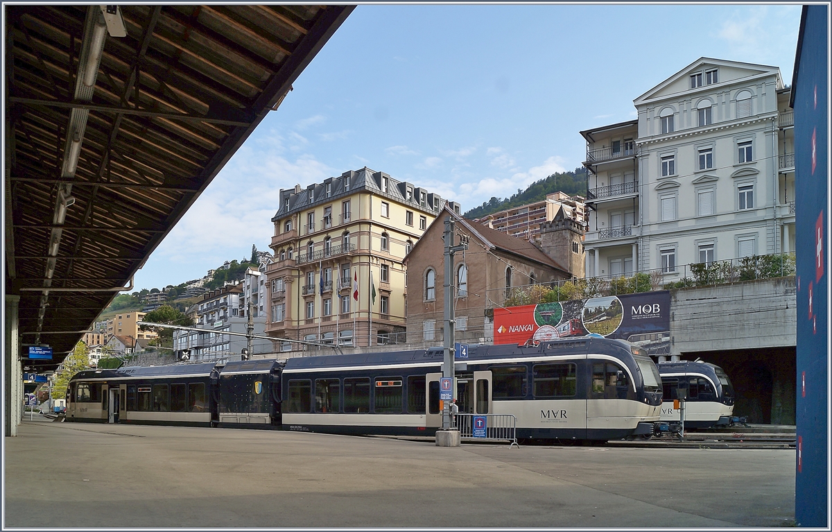 Montreux mit dem CEV MVR ABeh 2/6 7504  VEVEY  und einem weiteren im Hintergrund. 

26. April 2020
