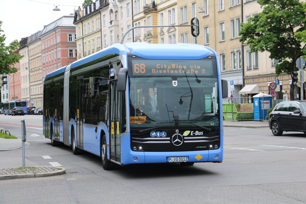 MVG Mnchen - Nr. 5012/M-VG 5012 - Mercedes am 26. Mai 2021 in Mnchen (Aufnahme: Martin Beyer)