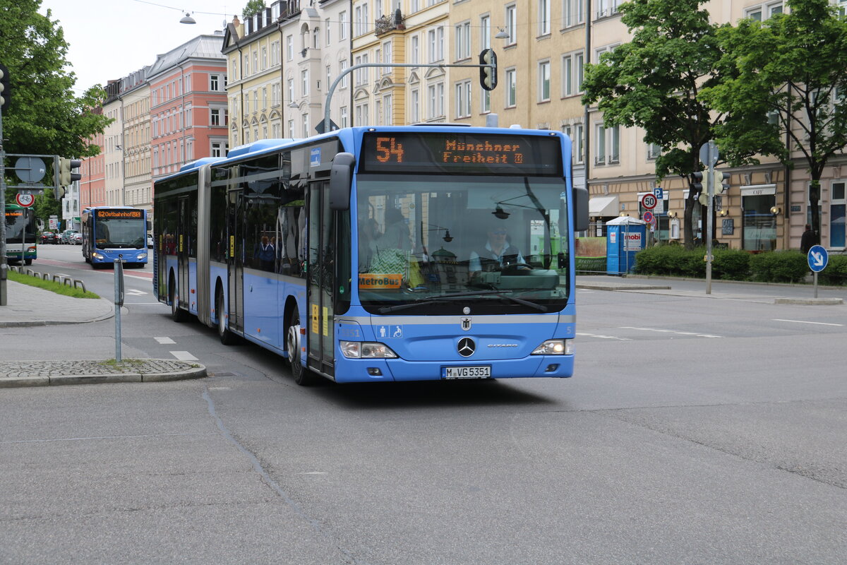 MVG Mnchen - Nr. 5351/M-VG 5351 - Mercedes am 26. Mai 2021 in Mnchen (Aufnahme: Martin Beyer)