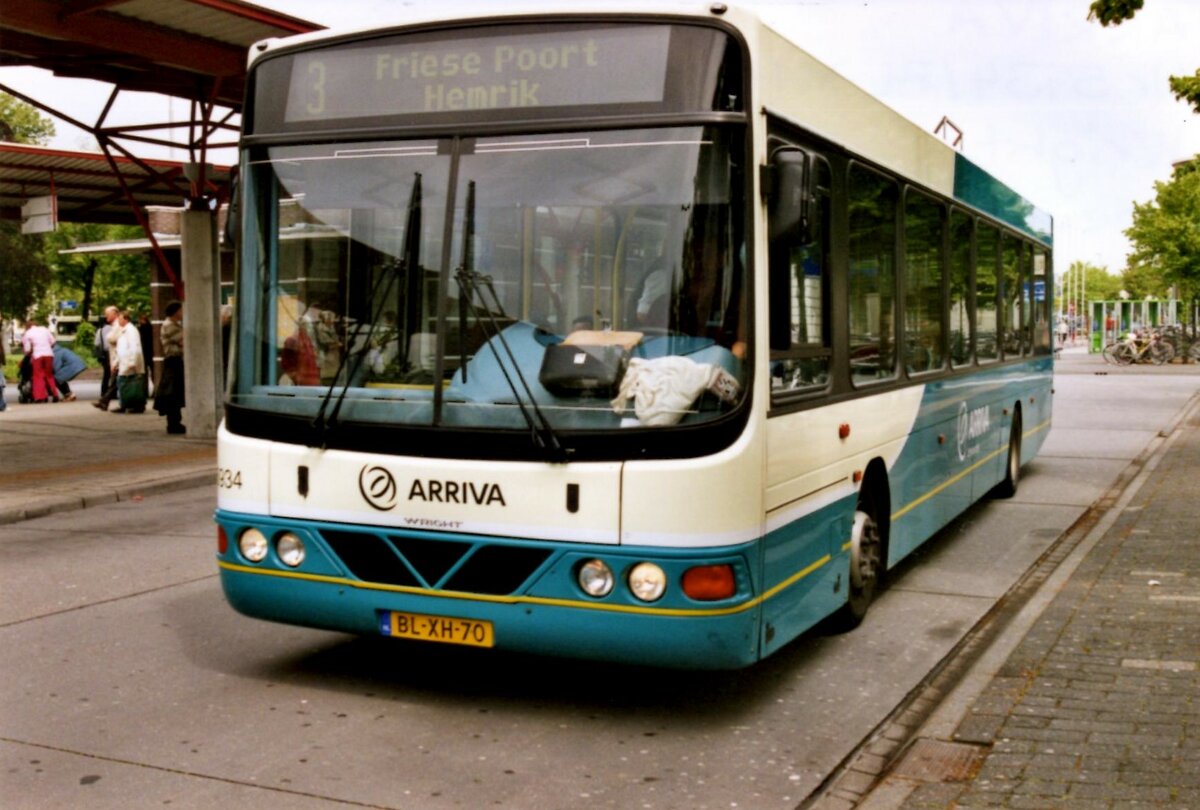 (R 4822) - Aus dem Archiv: ARRIVA - Nr. 5934/BL-XH-70 - Wright am 8. Juli 2005 in Leeuwarden