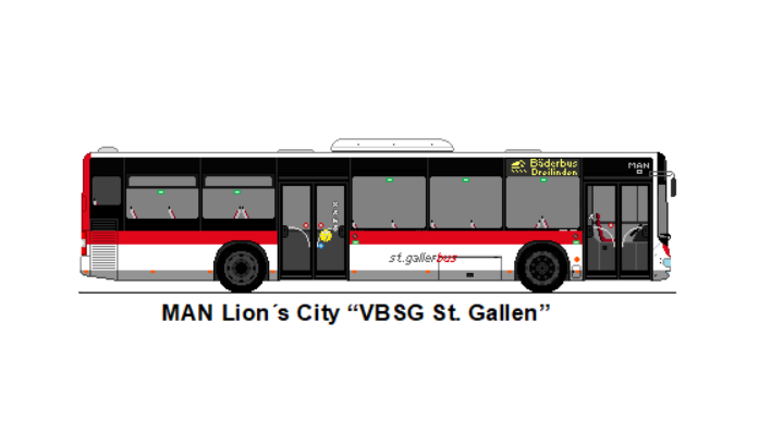 St. Gallerbus, St. Gallen - MAN Lion's City