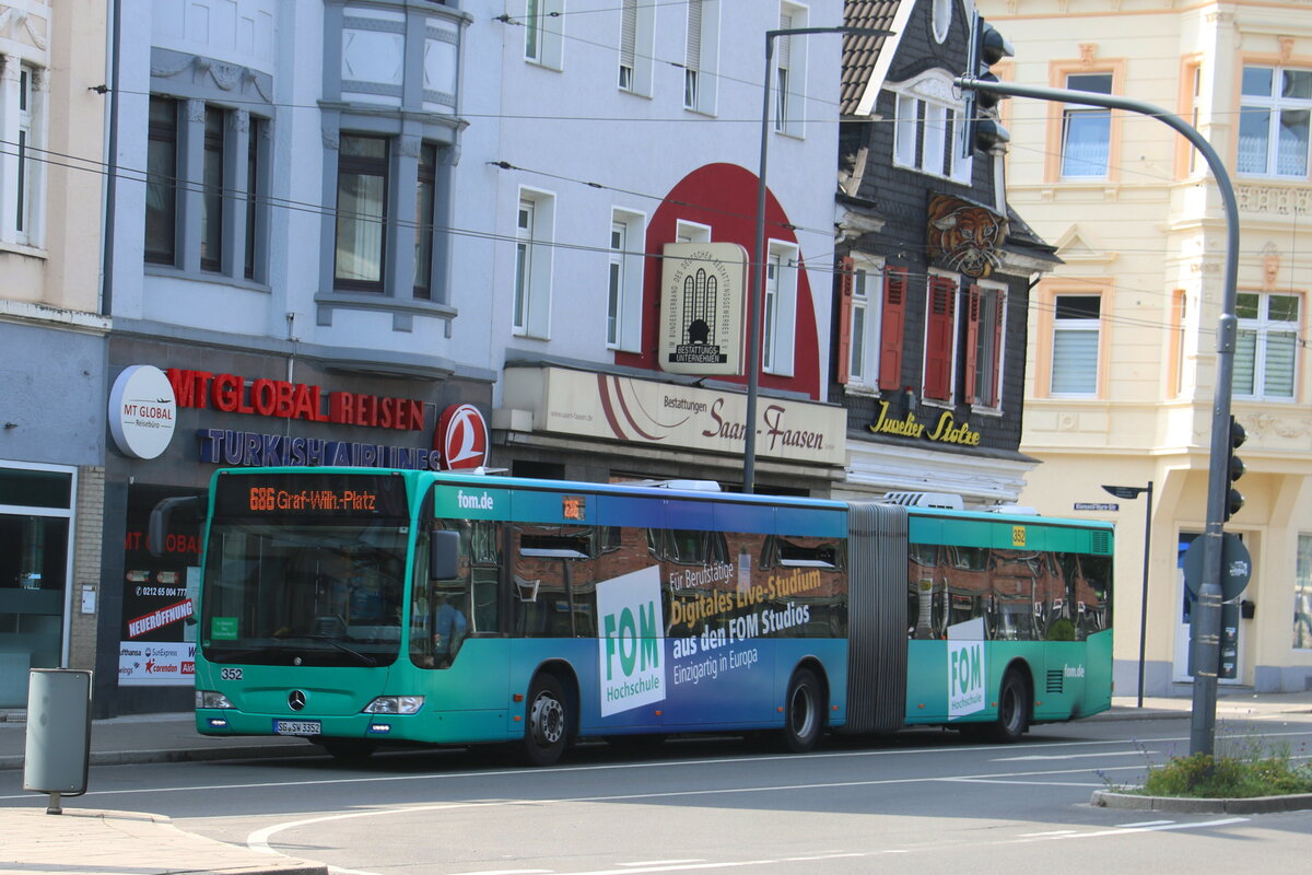 SWS Solingen - Nr. 352/SG-SW 3352 - Mercedes am 19. Juni 2022 in Solingen (Aufnahme: Martin Beyer)