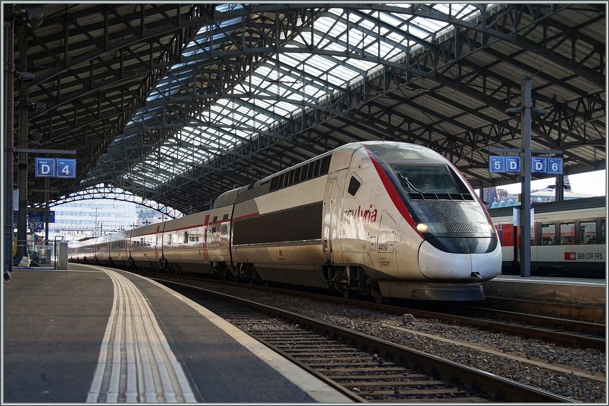 TGV Lyria in Lausanne.
5. März 2014