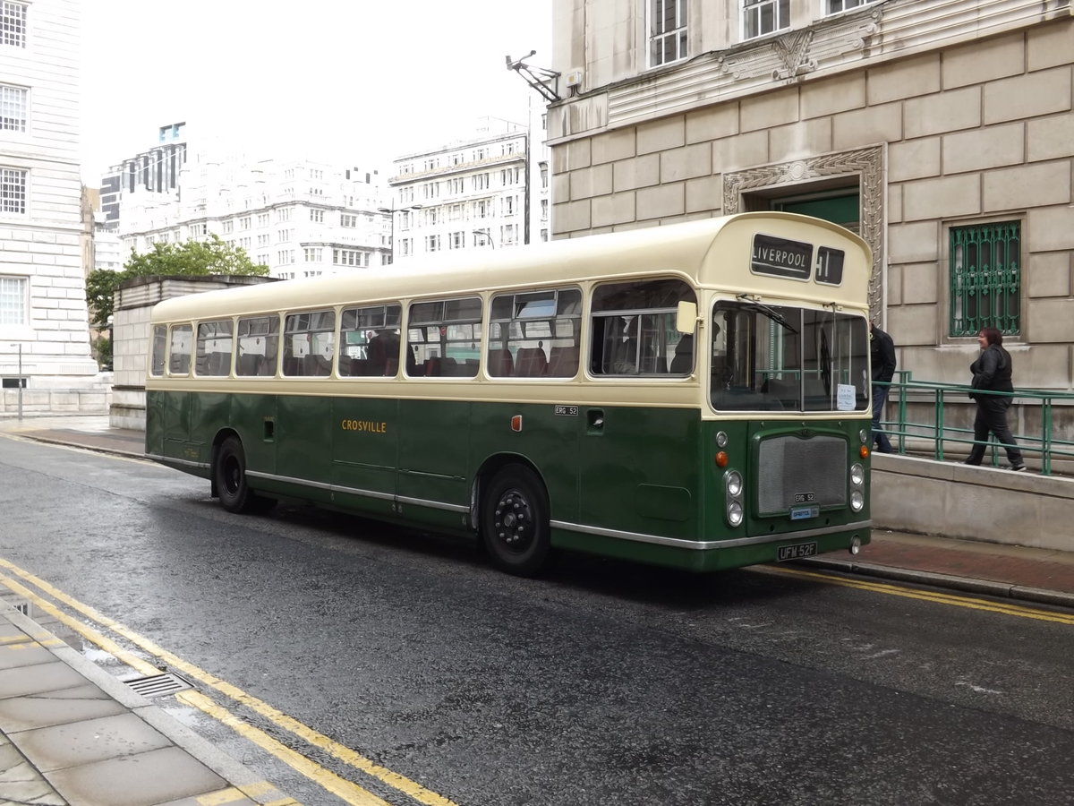 UFM 52F
1968 Bristol RELL6G
Eastern Coachworks (ECW) DP50F
New to Crosville, fleet number ERG52.

Taken at a running day in Liverpool, England on 8th September 2013.