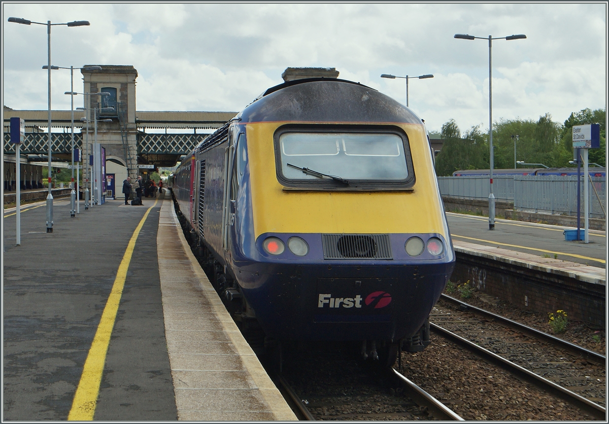  Unser  HST 125 aus London ist in Exeter St Davids eingetroffen. 
11. Mai 2014