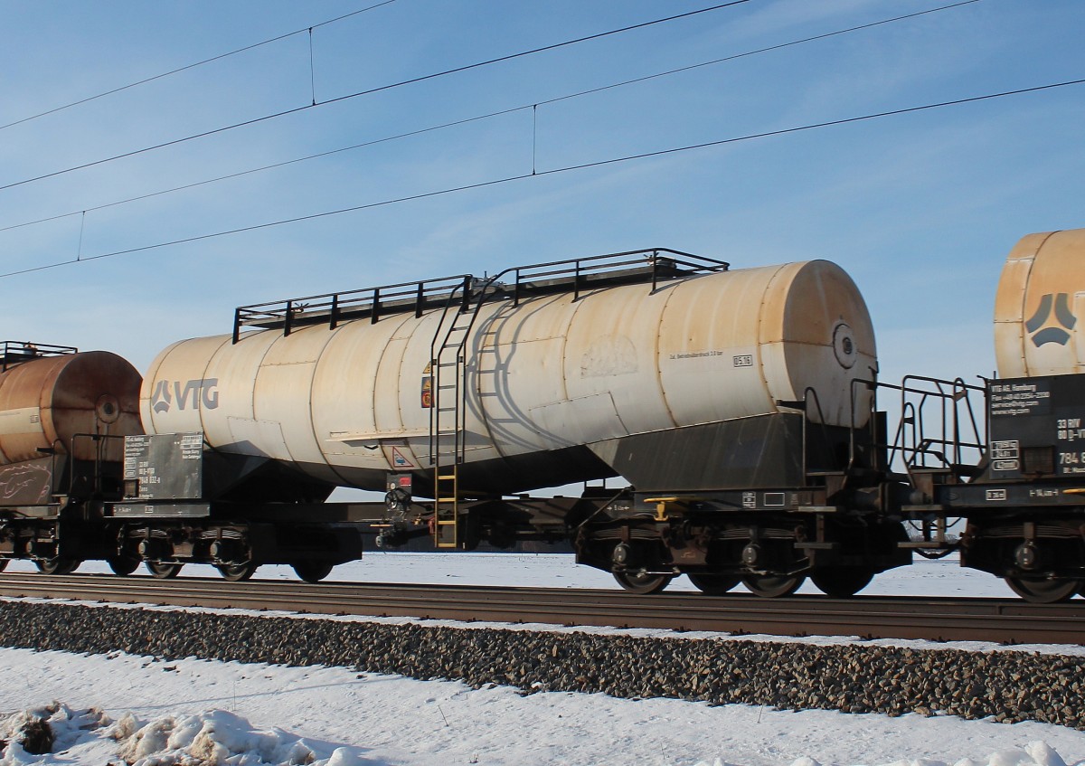 VTG Knickkesselwagen 7848 032-0 am 31. Januar 2015 bei bersee.