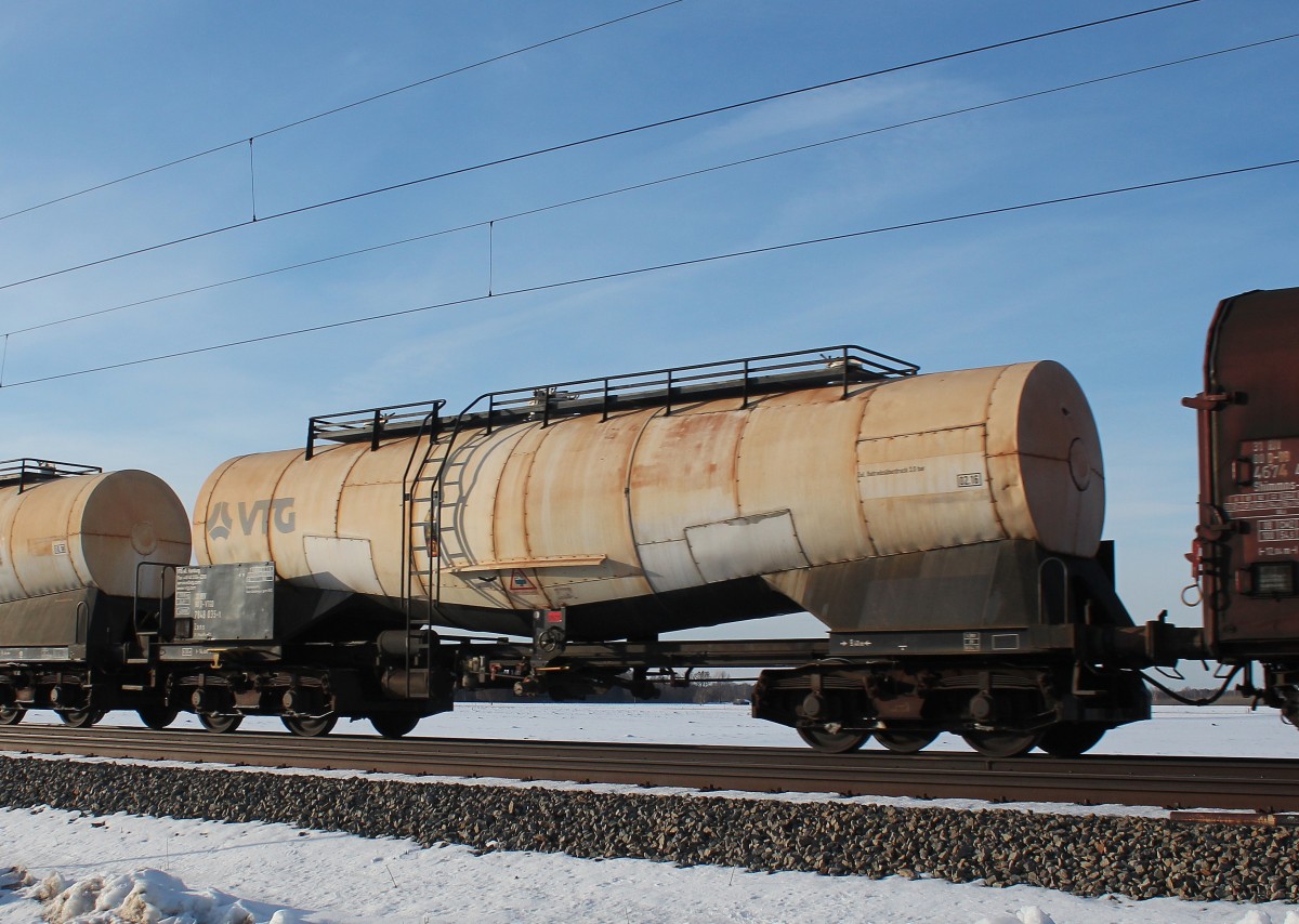 VTG Knickkesselwagen 7848 035-1 am 31. Januar 2015 bei bersee.