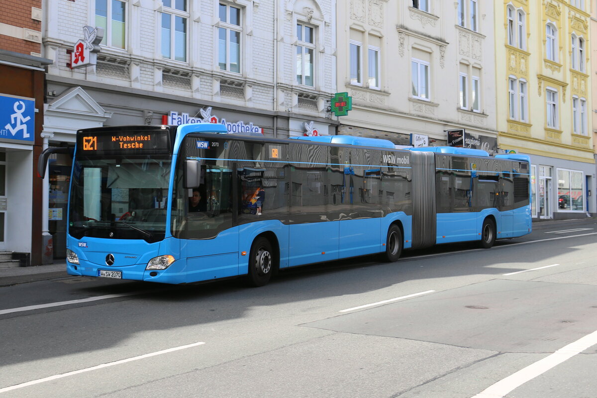 WSW Wuppertal - Nr. 2070/W-SW 2070 - Mercedes am 18. Juni 2022 in Wuppertal, Vohwinkel (Aufnahme: Martin Beyer)