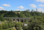 Die Desiro Mainline Triebzge 8542 und 8550 der SNCB am 05.08.2024 in Luxembourg