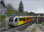 Der BLM Be 4/6 101 'Mönch' beim Halt in Winteregg. 

23. Juli 2024