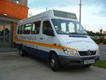 FB53 GVD  2003 Mercedes Benz 411CDi  Koch B16F    Photographed at James Cook University Hospital, Middlesbrough, England on 20th September 2008.