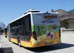 (265'721) - CarPostal Ouest - VD 561'865/PID 11'964 - MAN am 16. August 2024 beim Bahnhof Gampel-Steg