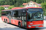 RVA Oberstdorf - OA-RV 278 - Iveco am 20. Juli 2021 beim Bahnhof Fssen (Aufnahme: Martin Beyer)