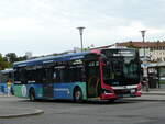 (254'356) - NVG Wrzburg - Nr. 480/W-AK 480 - MAN am 29. August 2023 beim Bahnhof Wrzburg