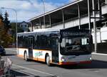 (268'221) - Regiobus, Gossau - Nr. 27/SG 306'527 - MAN am 17. Oktober 2024 beim Bahnhof Herisau