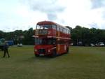 JJD 551D  1966 AEC Routemaster  Park Royal H40/32R  New to London Transport, fleet number RML2551 (RouteMaster Long)    Photographed in South Shields, Tyneside, UK at the end of the  Tyne-Tees Run 