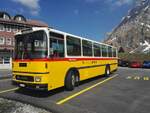 Soltermann Nostalgiefahrten - Bichwil - SG 118'489 - FBW/Hess (ex Tiemann, Hombrechtikon Nr. 10; ex AAGU Altdorf Nr. 10) auf dem Carparkplatz bei der Schwgalp Talstation