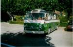 (019'808) - Gloor, Wettingen - AG 201'093 - Saurer/Saurer (ex ARAG Ruswil) am 4. Oktober 1997 in Twann, Hotel Bren