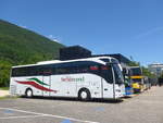 (217'515) - Hellotravel, Root - Mercedes (ex MOB Montreux Nr. 4) am 31. Mai 2020 in Biel, Rattinbus